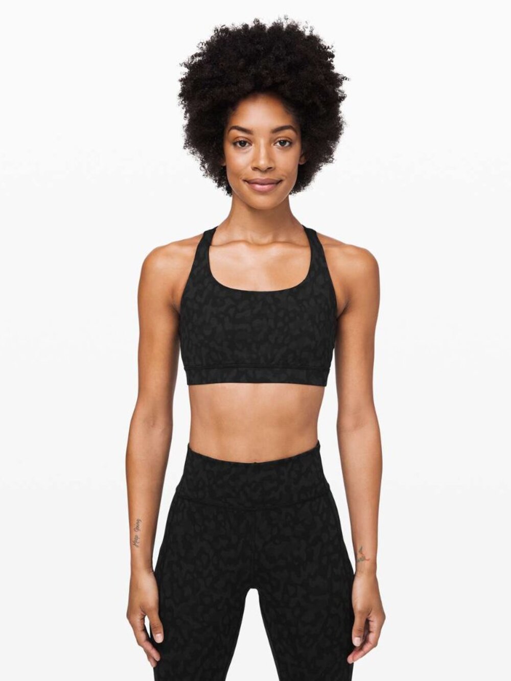 Lululemon Energy Bra Size 6 Formation Camo Deep Coal Multi W2AAJS Sports - Picture 2 of 11